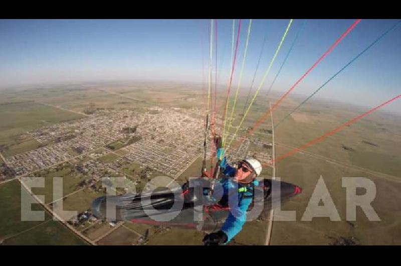 El Flaco Lestarpe y una postal increÃ­ble- La Madrid desde el parapente 