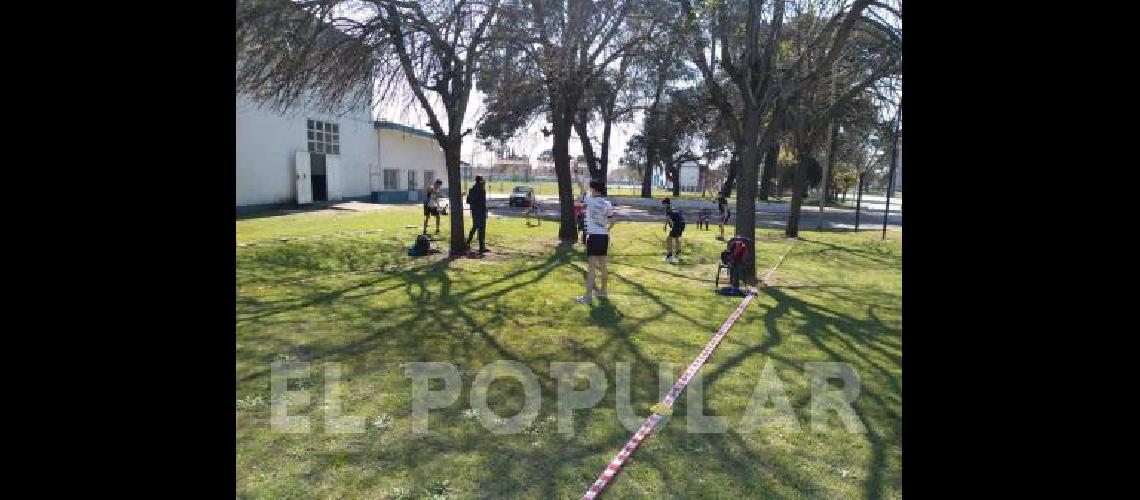 Los chicos de Racing A Club volvieron al trabajo hace ya varios dÃ­as 