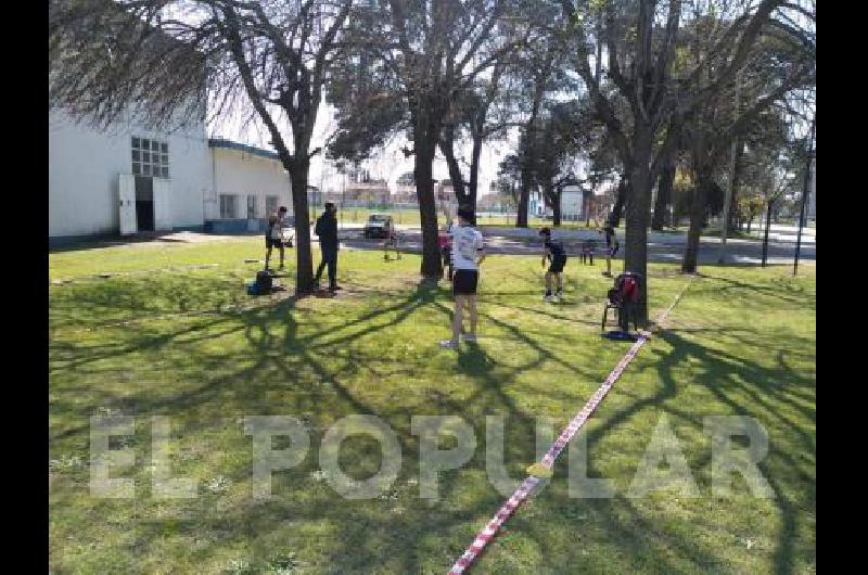 Los chicos de Racing A Club volvieron al trabajo hace ya varios dÃ­as 