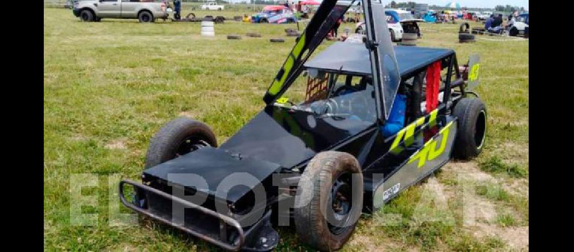 El piloto de Laprida estuvo presente recientemente en el autÃ³dromo de Azul con su unidad de la categorÃ­a Minicross 