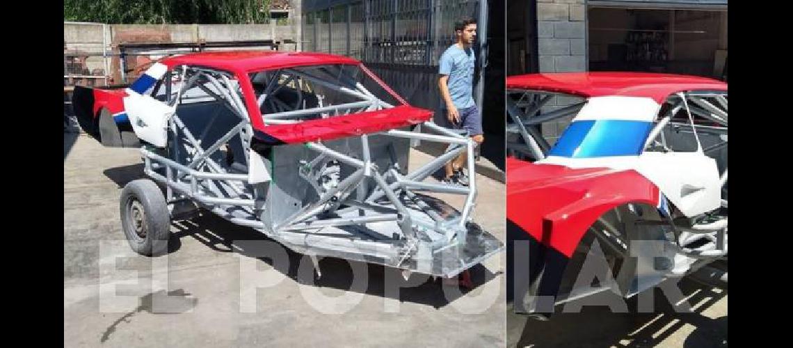 Etapa de pintura en la Dodge de Trucco para luego pasar al armado 