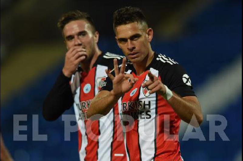 Rafael Santos BorrÃ© marcÃ³ cuatro goles 