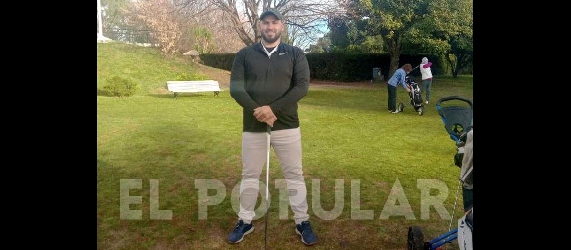 GermÃn BenÃ­tez uno de los presentes en el torneo de ayer  Prensa CAE Golf 