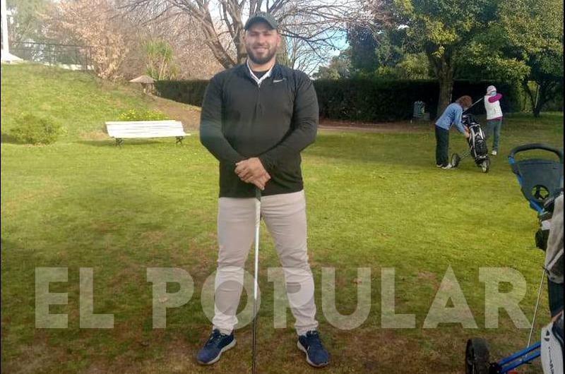 GermÃn BenÃ­tez uno de los presentes en el torneo de ayer  Prensa CAE Golf 