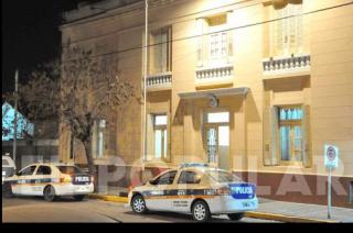 Comisaría primera de Olavarría donde fueron alojados los detenidos