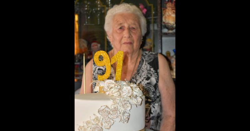 Haydee René Bravo celebro sus 91 años el 11 de enero