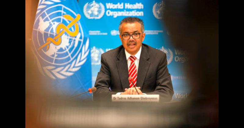 El titular de la OMS Tedros Adhanom Ghebreyesus