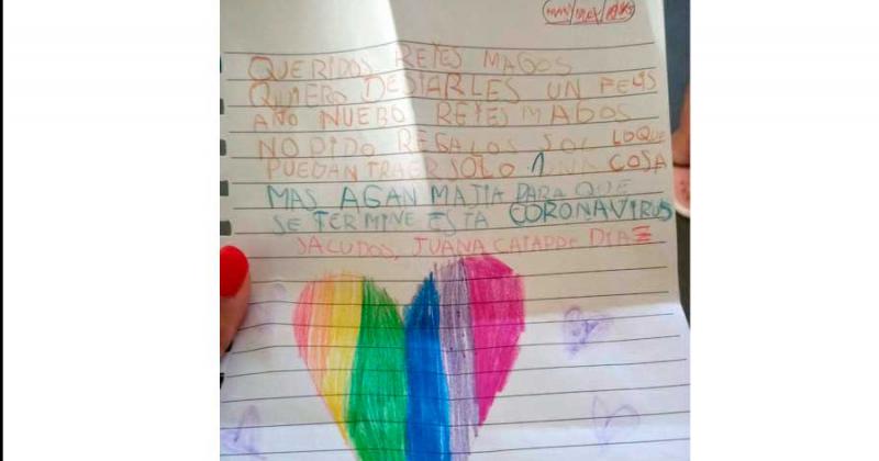 La carta que escribió Juanita Chiappe Díaz a los Reyes Magos y se volvió viral