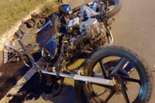 La motocicleta era conducida por un olavarriense de 26 años