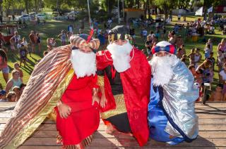 Los Reyes Magos en el balneario de La Madrid