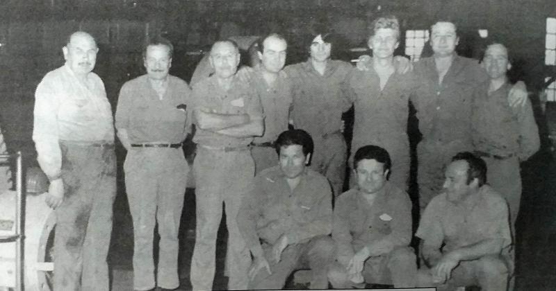 Foto 4 - La sección Usina de la fbrica Calera Avellaneda en 1980