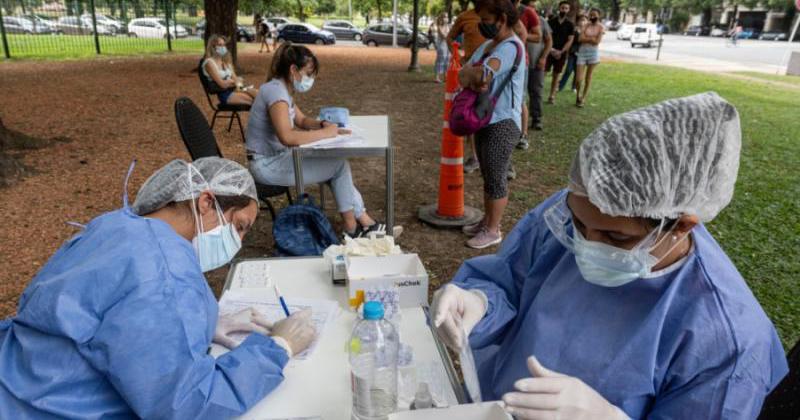 Se registraron 101689 nuevos contagios de covid en la Argentina