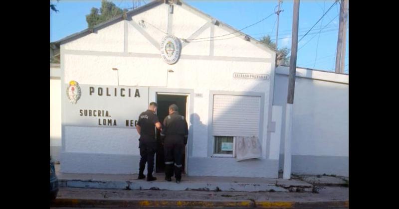 Intervino personal policial de Subcomisaría de Loma Negra