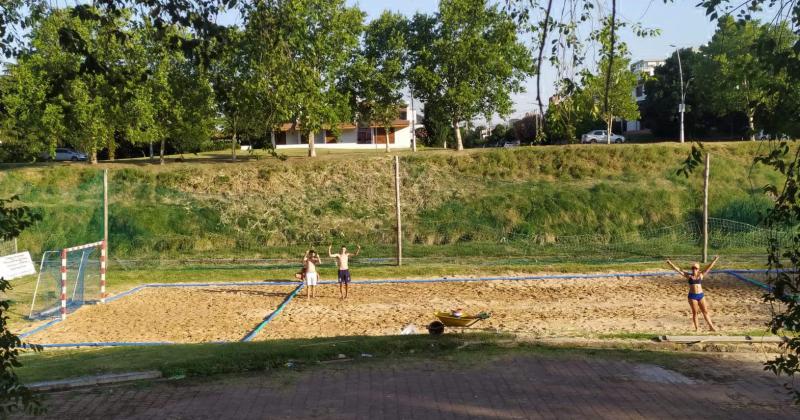 La cancha de Racing lista para el torneo