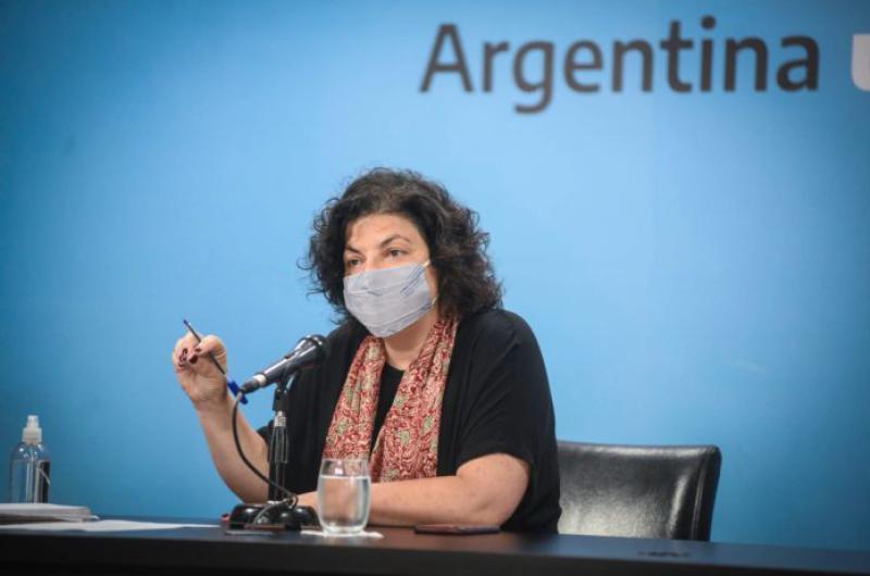 La ministra de Salud de la Nación Carla Vizzotti