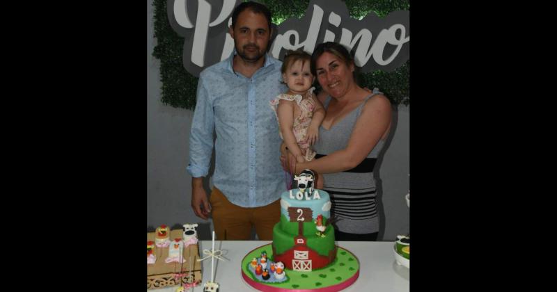 Lola Camplone cumplió 2 años junto con su mam� y su pap�