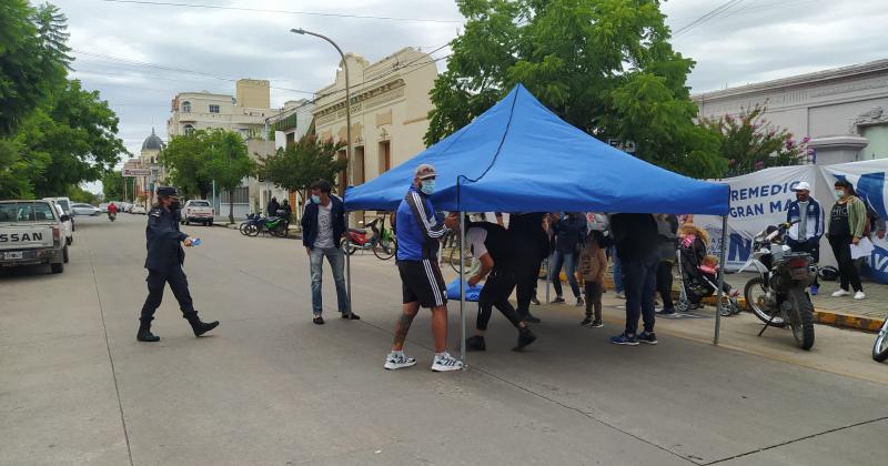 Importante movilizacioacuten del MTE en el Juzgado de Faltas y en el Municipio