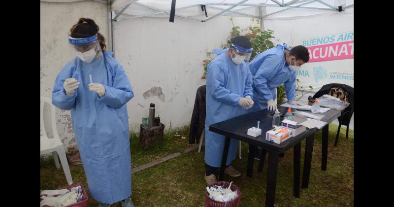 El centro de testeo funciona de lunes a viernes de 715 a 1215 a excepción de hoy por las malas condiciones del tiempo