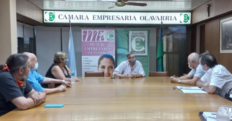 Reunión entre la C�mara Empresaria y Bomberos