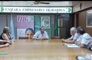 Reunión entre la C�mara Empresaria y Bomberos