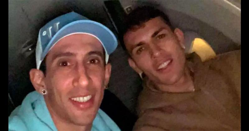 Ángel Di María junto a Leandro Paredes compartieron su llegada en redes sociales