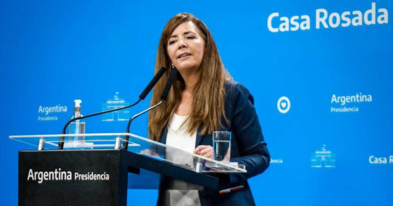 La vocera presidencial Gabriela Cerruti