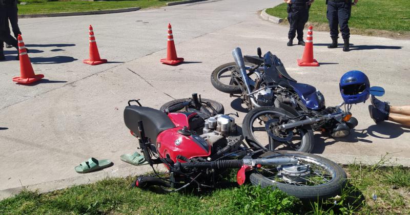 Tres heridos tras el impacto de dos motos