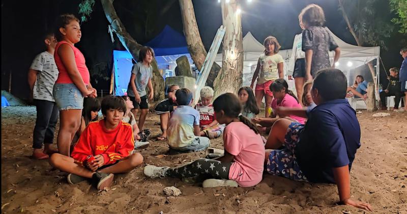 Los chicos de la Colonia de Vacaciones del STMO tuvieron un campamento en Claromecoacute