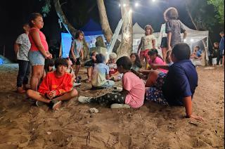 Los chicos de la Colonia de Vacaciones del STMO tuvieron un campamento en Claromecoacute