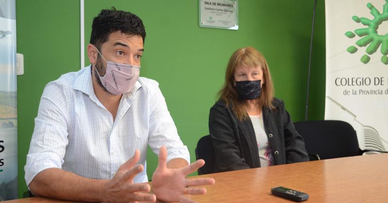 Los ingenieros Marcos Cavilla y Mercedes Germillac aportaron su mirada profesional