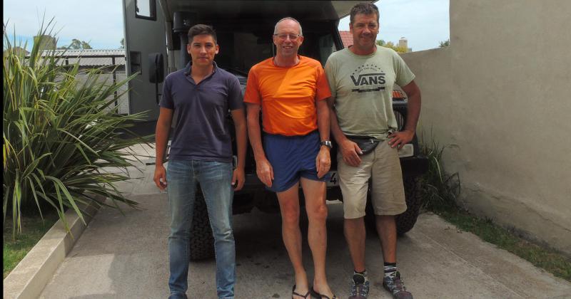 Josef Ernst junto a Kevin Peralta y el Flaco Lestarpe se reunieron en La Madrid