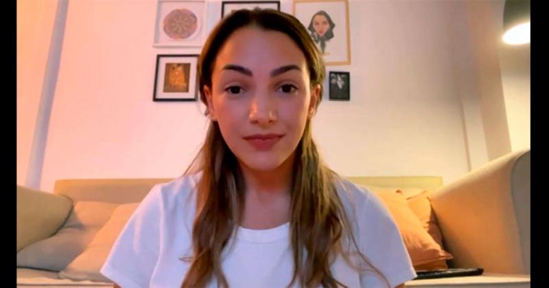 Thelma Fardín grabó un video para dar la información