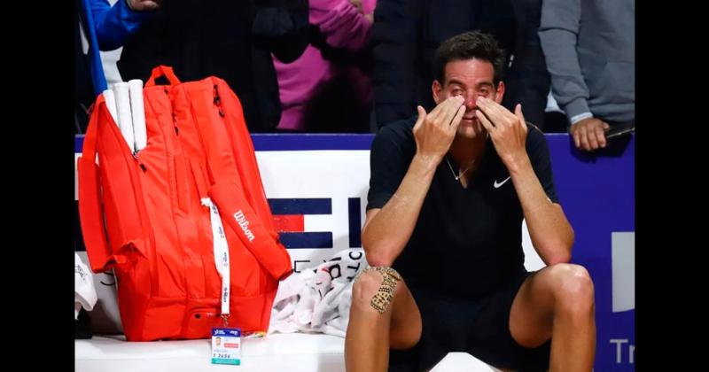 Delpo quebrado de emoción en Buenos Aires