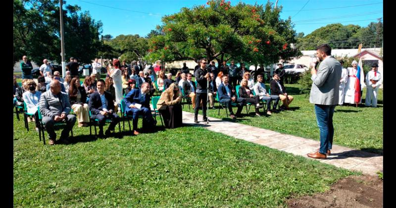 En Loma Negra inauguraron el Monumento a los Eslovenos 