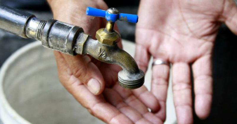 El corte de agua es desde las 11