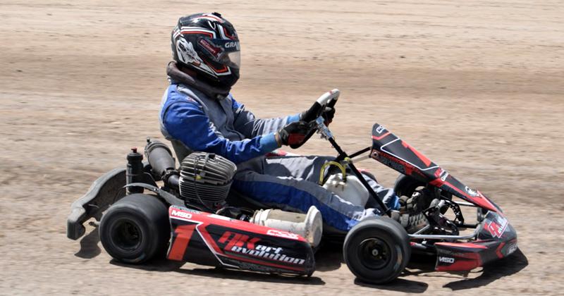 El campeón de Directo 125 RF Axel Biscaichipy tiene el mejor tiempo en Lobería