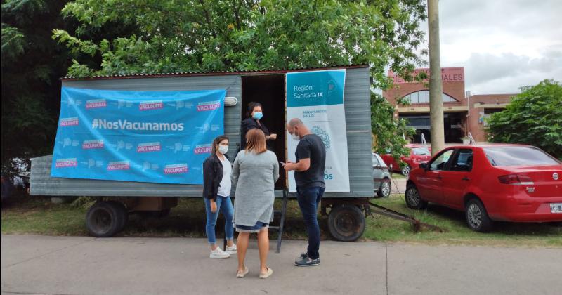 La posta de vacunación se ubicó en el Campus Universitario