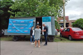 La posta de vacunación se ubicó en el Campus Universitario