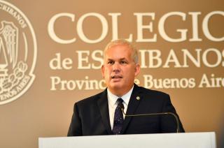 Not Diego Leandro Molina  Presidente del Colegio de Escribanos de la Provincia de Buenos Aires