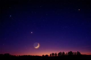 Conjuncioacuten de la Luna Venus y Marte- cuaacutendo se podraacute ver este fenoacutemeno