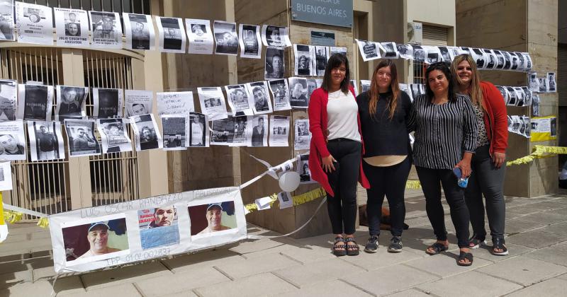 Representantes de Animate y Geogina Randazzo en el juicio realizado el 18 de febrero