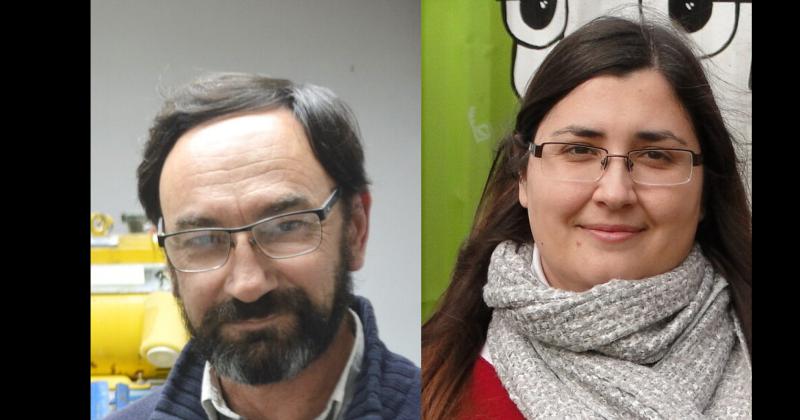 El Ingeniero Carlos Verucchi y la Doctora Paula Vitale directores de ambos proyectos