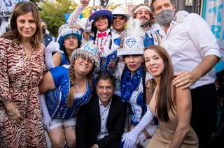 Kicillof y Saintout encabezaron el lanzamiento del programa Carnaval es Cultura