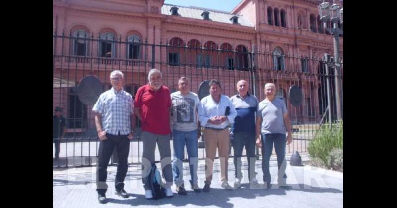 Referentes del Movimiento que luchó por la jubilación anticipada frente a la Rosada