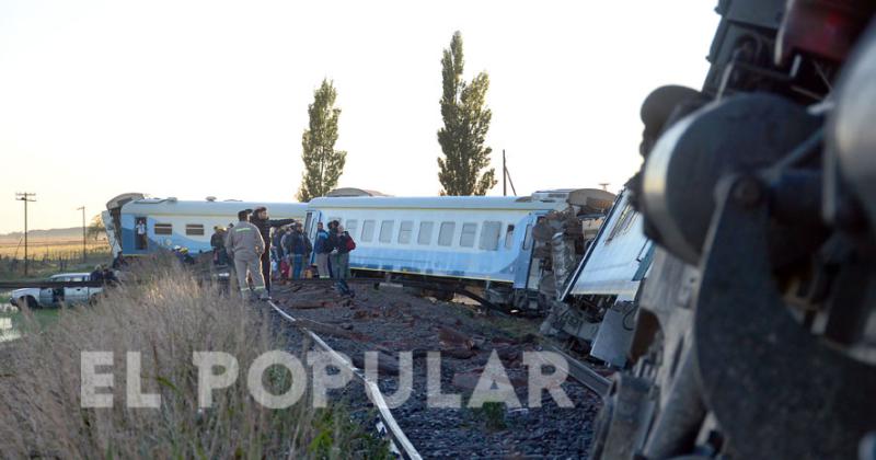 La cobertura del descarrilamiento en fotos