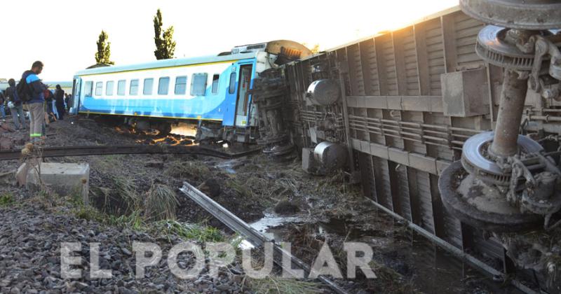 La cobertura del descarrilamiento en fotos