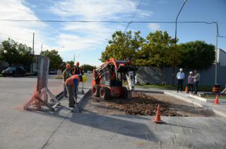 Comenzoacute la obra de ampliacioacuten de la red de conductos pluviales en barrio CECO