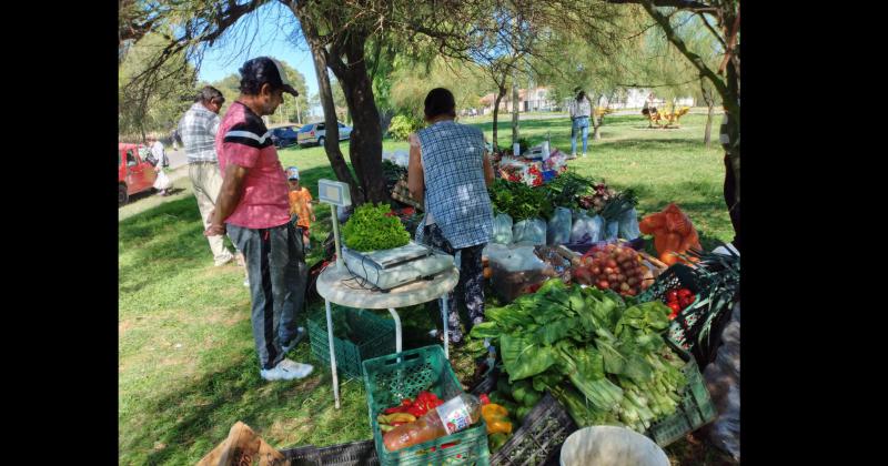 Feria de Verduras del MTE Rural en los parques