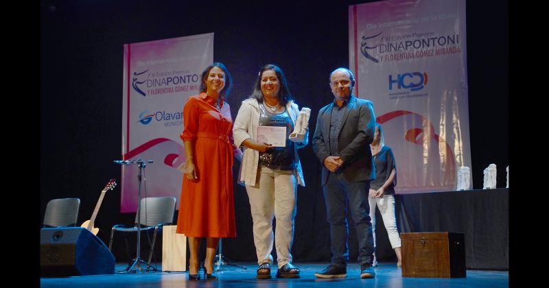 Laura Tropea y el grupo Ola Rosa ganaron los premios Dina Pontoni y Florentina Goacutemez Miranda