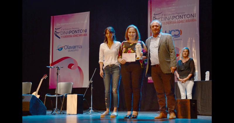 Laura Tropea y el grupo Ola Rosa ganaron los premios Dina Pontoni y Florentina Goacutemez Miranda